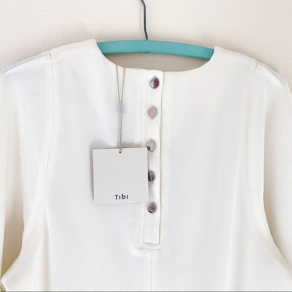 SOLD Tibi NWT Balloon Sleeve Mini Dress - Picture 7 of 8